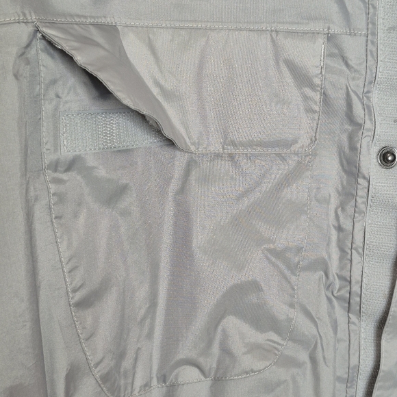 Firstgear Men's Gray/Black Motorcycle Splash Rain Stowable Rain Jacket - Size 3X - Picture 5 of 14